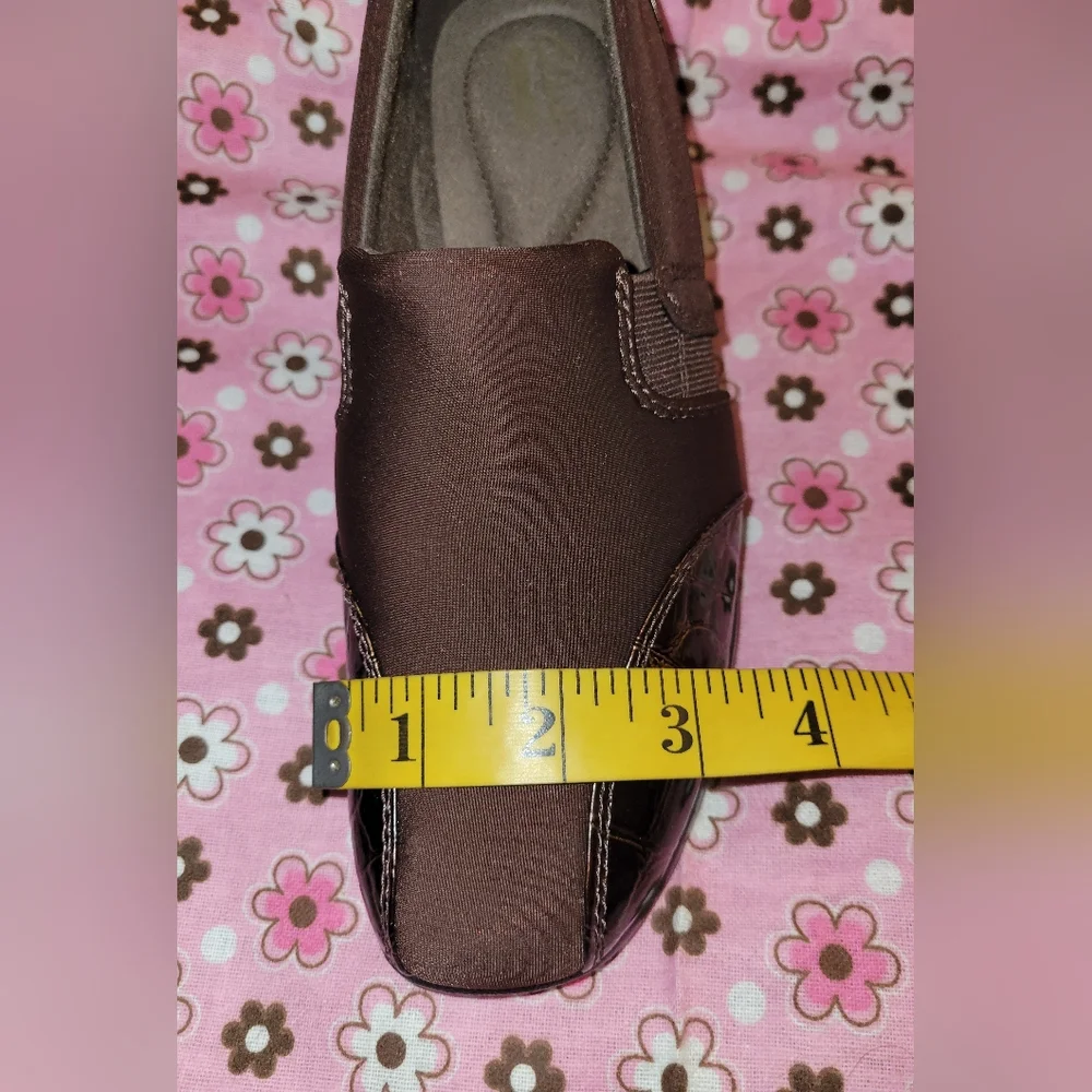 Clarks Gael Beam Casual Comfort Slip On Clog Size 6.5 Med 26104691 Brown Copper